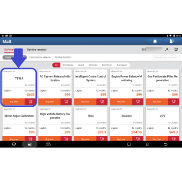 LAUNCH TESLA Softwar...